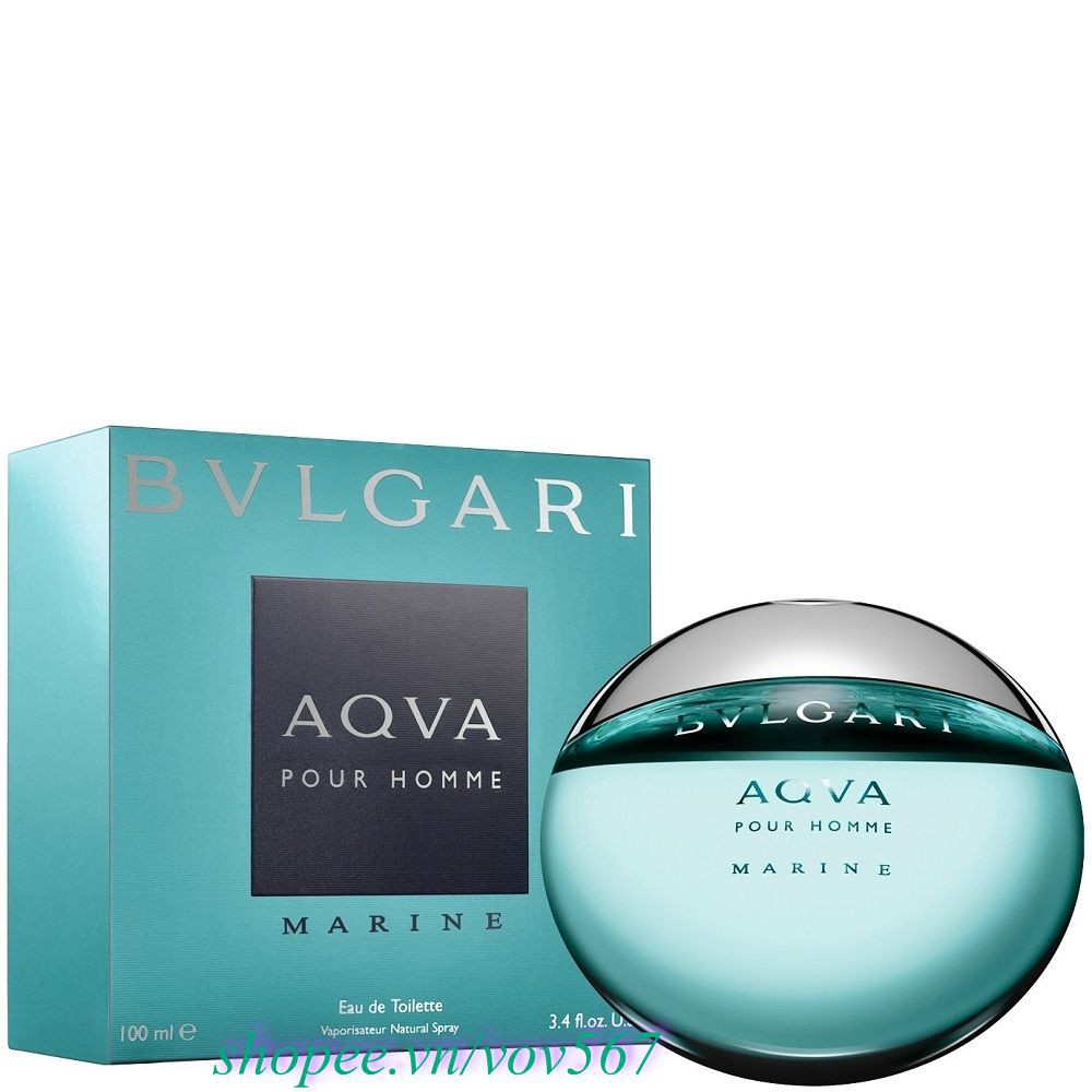 Nước Hoa Nam 100Ml Bvlgari Aqva Pour Homme Marine Chính Hãng.