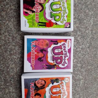 Bộ thẻ flashcard everybody up 2 khổ A5 2 mặt Sjm19.11