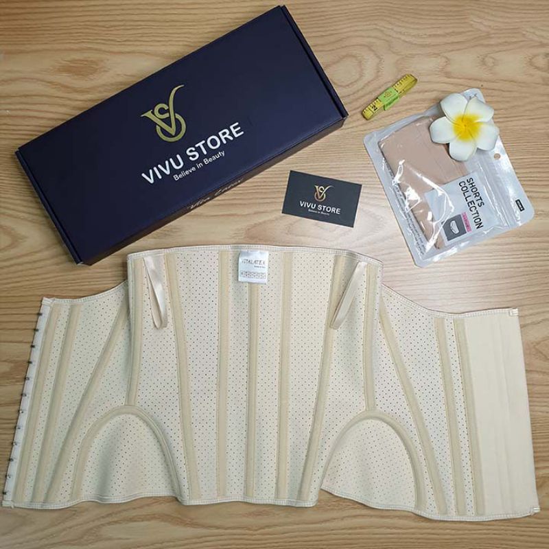 Đai gen bụng VITA LATEX thế hệ mới cải tiến che mỡ lưng , mở hông thông hơi nhập khẩu