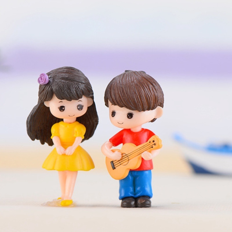 Set 2 Mô Hình Đồ Chơi Đàn Ghita Xinh Xắn Thú Vị