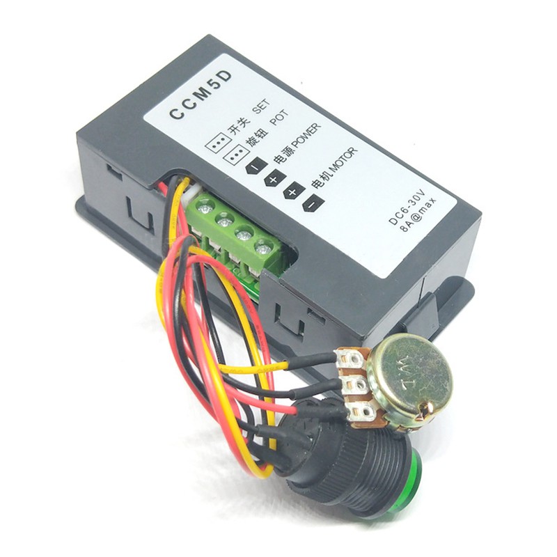 Công Tắc Điều Khiển Tốc Độ Động Cơ DC 6V-30V 12V 24V MAX 8A 16kHz PWM