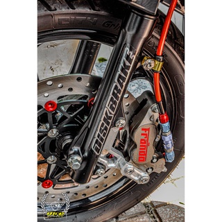 Tem Dán Phuộc Disk Brake - Rc Editon ( Ghép Chữ Crom Chất lượng )