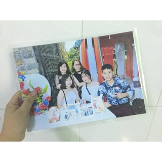 In hình khổ a4 ép plastic dày