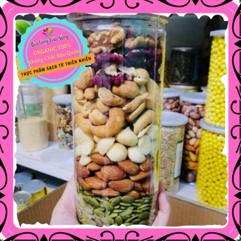 [Mới ra lò] Mixed Nuts 5 Nhân SIÊU TIỆN DỤNG – SIÊU NGON BỔ SUNG NĂNG LƯỢNG, CHẤT XƠ (500g)