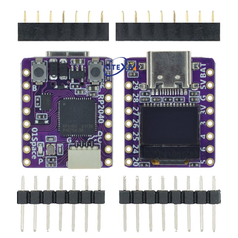 Bảng Mạch Phát Triển ESP32 C3 / RP2040 Raspberry Pi Pico Màn Hình LCD 0.42 inch Kết Nối Bluetooth Arduino