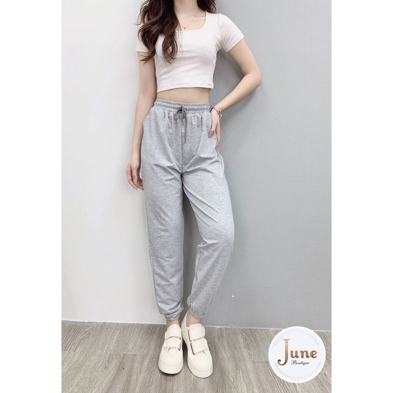 Quần jogger nữ [video ảnh thật] quần dài bo gấu phong cách ulzzang hàng chuẩn đẹp | BigBuy360 - bigbuy360.vn