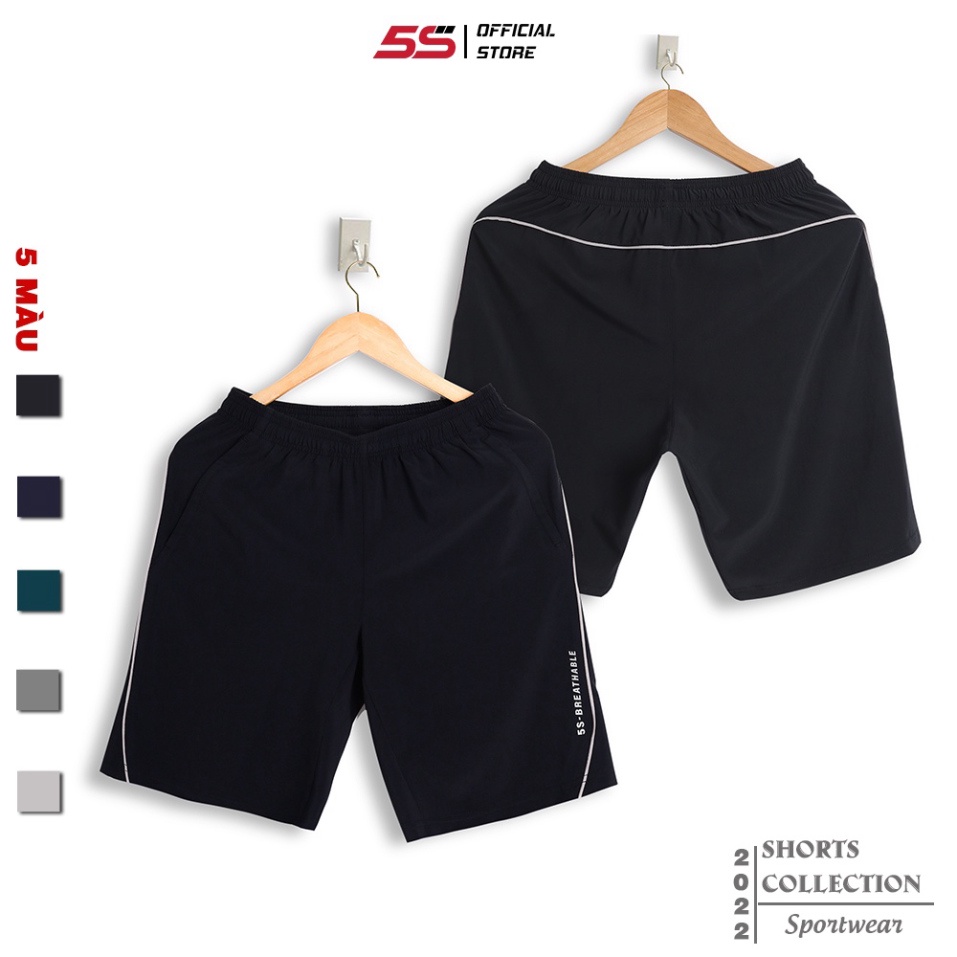 (Sẵn) Quần Short Nam Vải Gió BREATHABLE 5S Siêu Nhẹ, Siêu Thoáng Mát, Co Giãn 5 Màu Không Bai Màu (QSG22002) (ảnh thật)