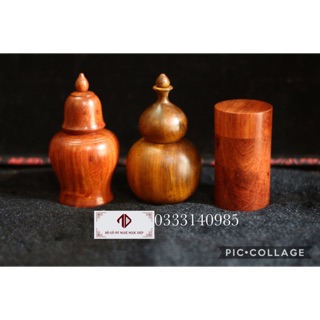Lọ tăm Gỗ Hương