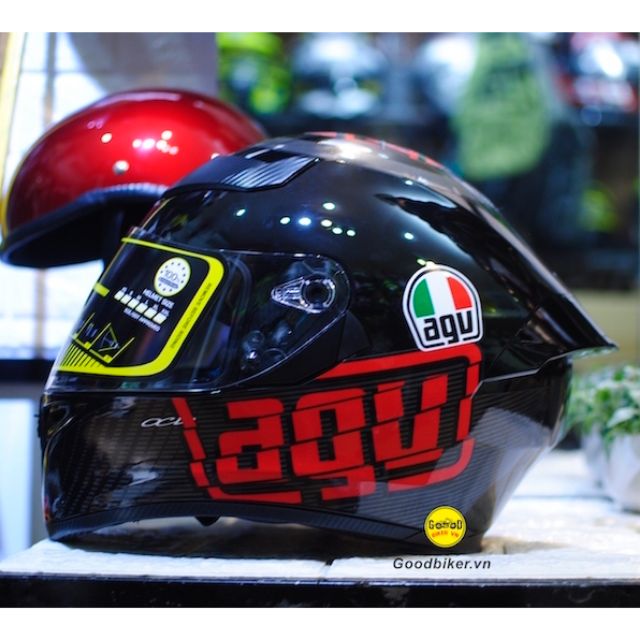 Mũ bảo hiểm Fullface Royalm138b LÊN TEM đỏ