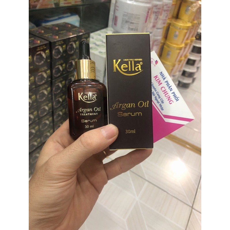 Serum phục hồi tóc hư tổn Kella Argan Oil 30ml