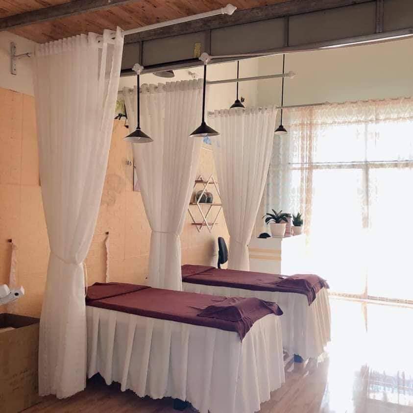 Rèm voan đẹp kích thước to dùng ngăn giường spa ,phông chụp ảnh, treo cửa, giá rẻ.( kèm vén rèm) Hàng có sẵn.