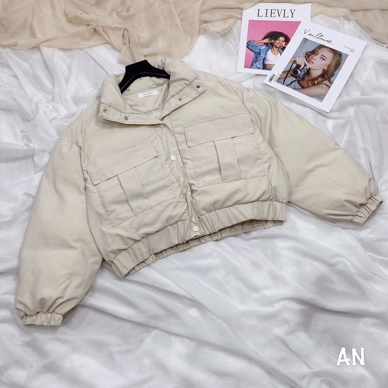 Áo phao túi hộp 3 màu