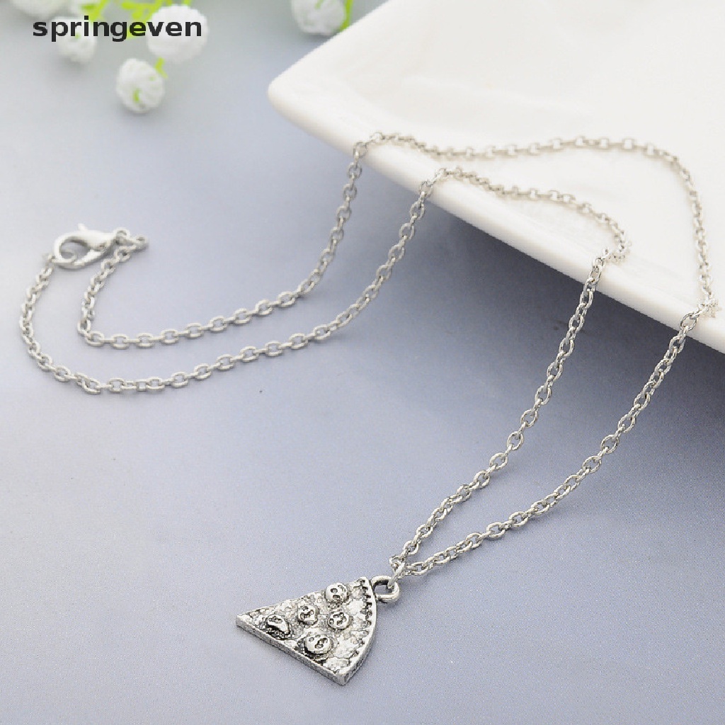 Vòng cổ Tình Bạn Mặt Pizza Khắc Chữ Best Friends