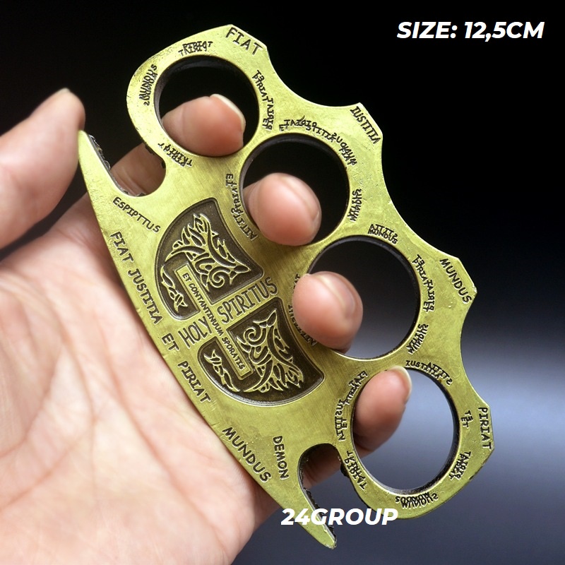 MUA Sản phẩm Tay gau nắm đấm đa năng hình tay chú gấu brass knuckles knucklé knuckle có dây dù constantine