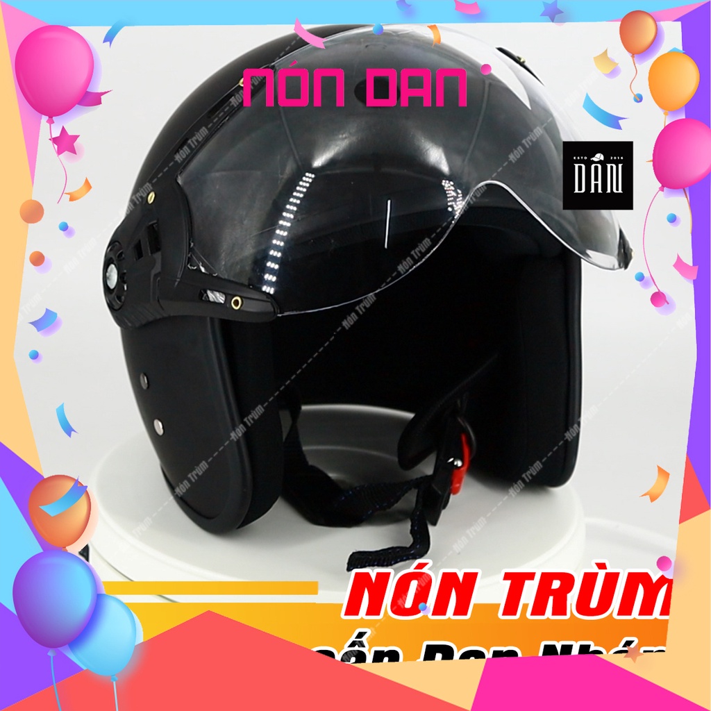 Mũ Bảo Hiểm 3/4 Kính 368K đen Nhiều Màu - Nón 3/4 Kính 368k