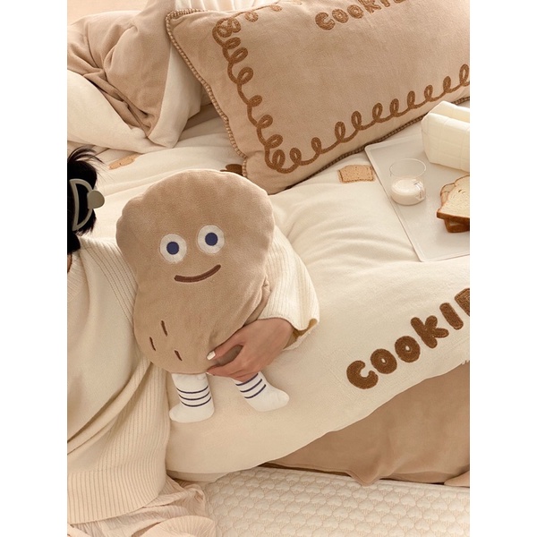 Set Bộ Vỏ Chăn ga Nhung Mịn Hoạt Hình Dễ Thương, Chất Nhung Mềm Mịn, Êm Ấm_shinbedding