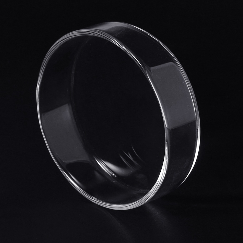 Dĩa hình tròn bằng thủy tinh cho cá nhỏ và tôm ăn trong hồ