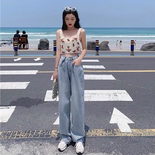 (Sẵn) Áo Len Croptop Thêu Hoa Đỏ
