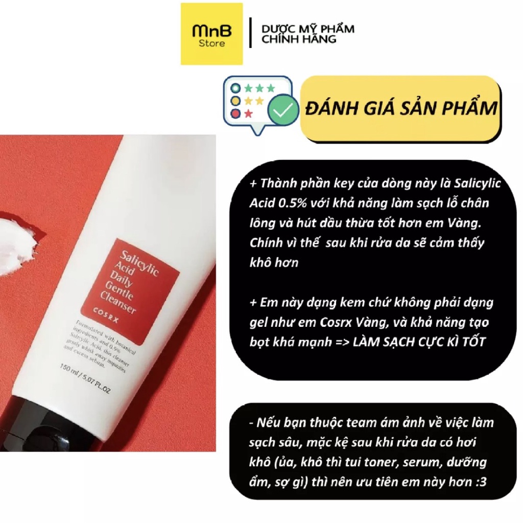 Gel Rửa Mặt COSRX Low pH Good Morning Gel Cleanser