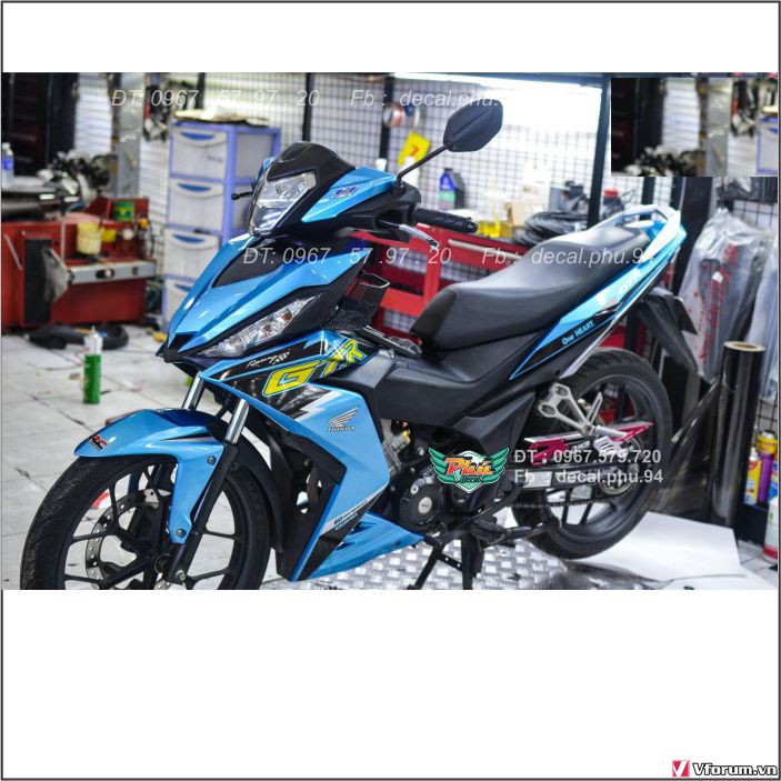 Tem Rời Winner GTR xanh đen (C)