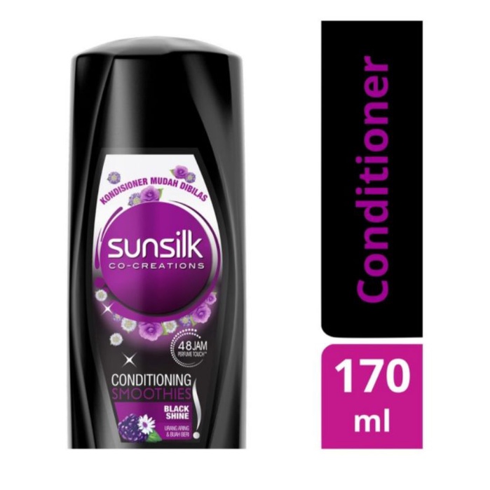Dầu Xả Sunsilk Đen Sáng Bóng 170g