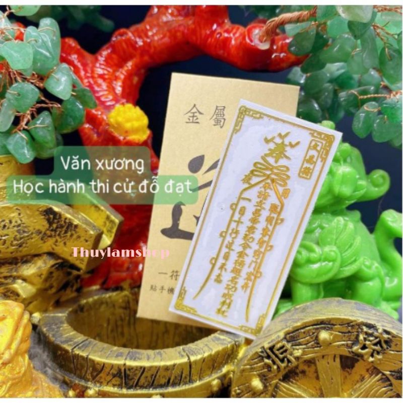 Linh phù dán điện thoại, bỏ ví chuyển vận may mắn tài lộc đã trì chú