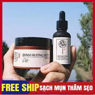 [Freeship] Combo Sạch Mụn Hỏa Tốc Bà Lão - Sạch Mụn Liền Da