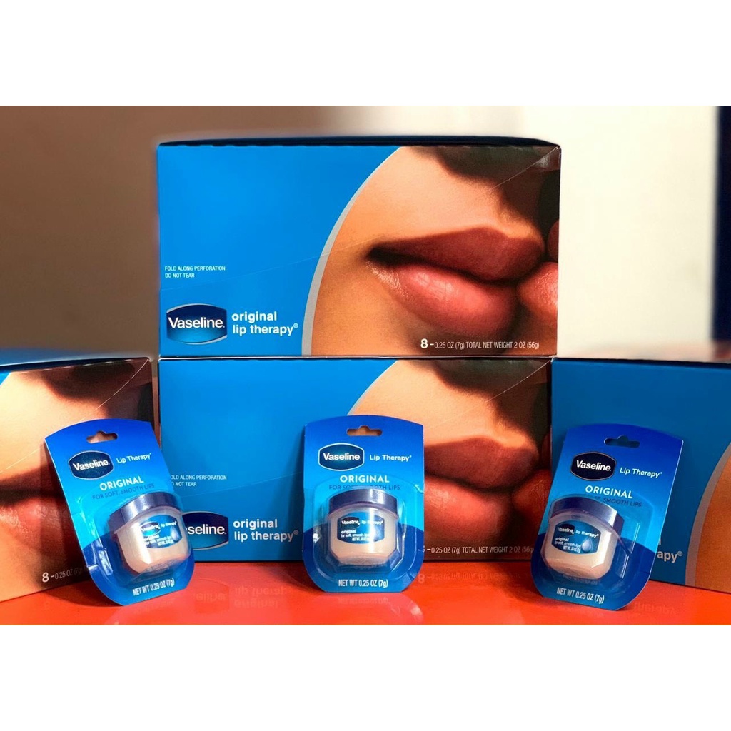 [Nhập khẩu chính hãng] Sáp dưỡng môi VASELINE Dưỡng môi Ngọt Ngào (Lip Therapy Creme Brulee) 7g