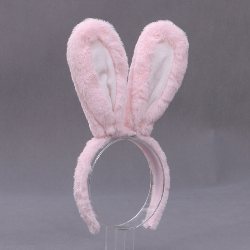 Băng Đô Tai Thỏ Bông Có Thể Uốn Cong Hóa Trang Phục Sinh