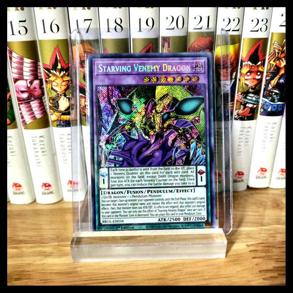 Thẻ bài yugioh chính hãng  Starving Venemy Dragon – Secret Rare