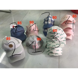 Mũ H&M cho bé H&M nhật. (t là tháng)