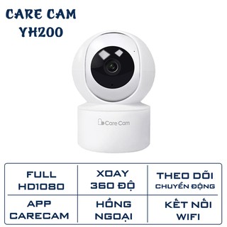 Camera wifi CARECAM YH200 FHD1080 - XOAY 360 ĐỘ - Theo dõi chuyển động
