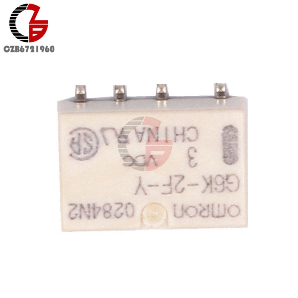 5Pcs SMD G6K-2F-Y Signal Relay 3V 5V 12V 24V Surface Mounting Relay 8Pin for Omron Relay Security Home appliances | WebRaoVat - webraovat.net.vn