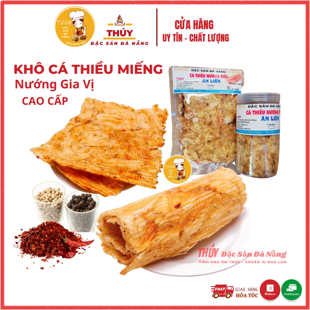 250GR Khô Cá Thiều Nguyên Miếng Đặc Sản Đà Nẵng Chính Gốc Thơm Ngon Chuẩn Vị