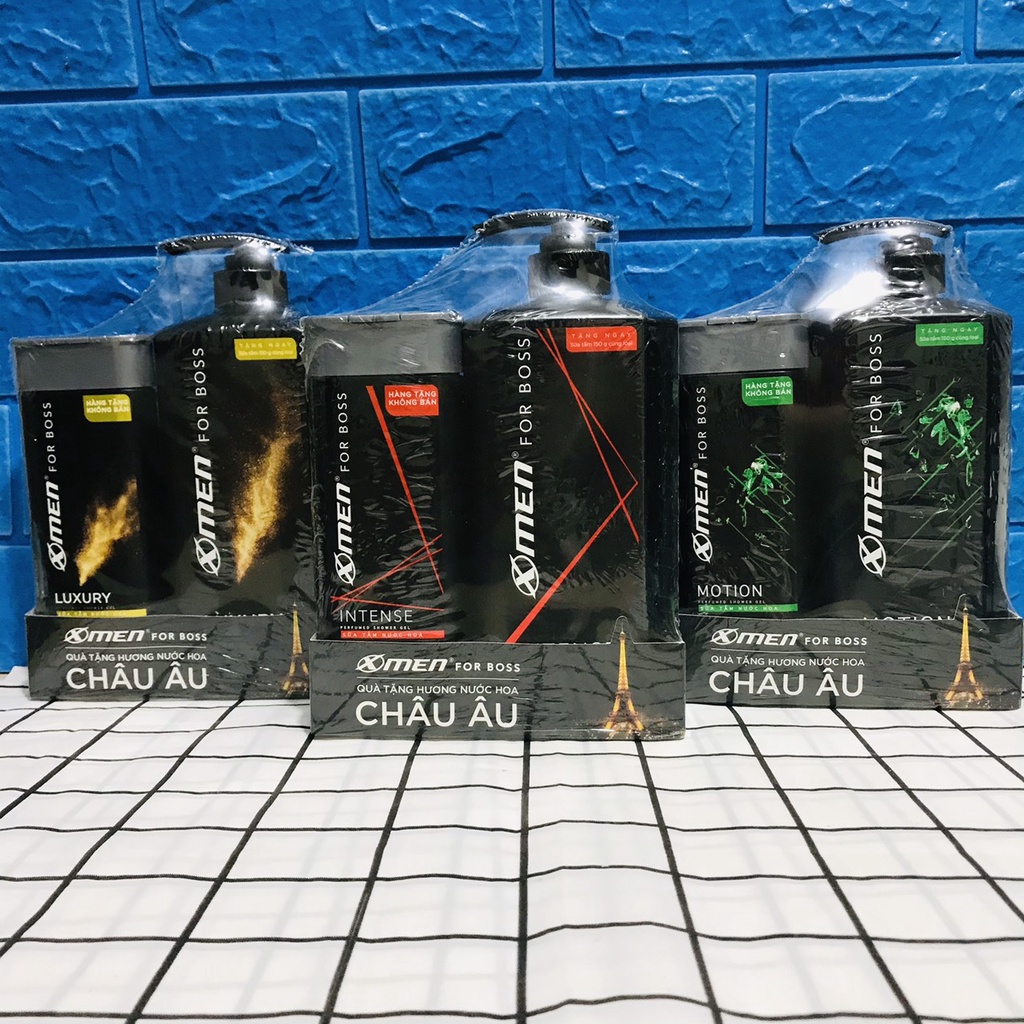 Dầu gội nước hoa X-Men For Boss 650g TẶNG KÈM SỮA TẮM CÙNG LOẠI