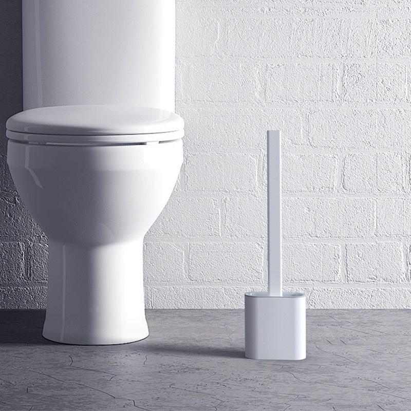 Cọ Toilet Tẩy Bồn Cầu Có Hộp Đựng Dán Tường