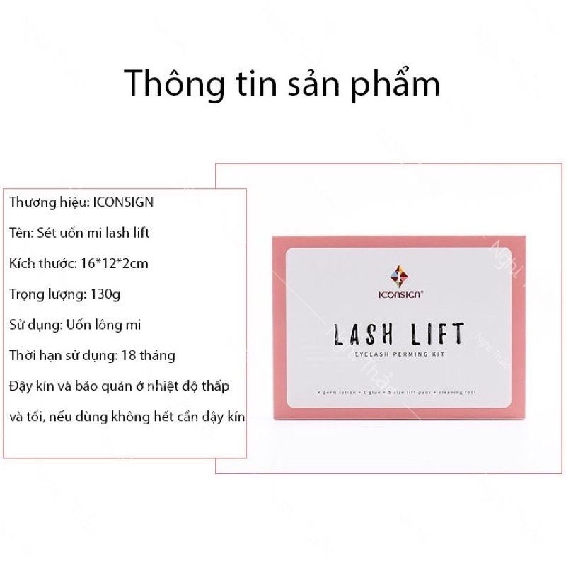 Bộ uốn mi Lash lift Collagen - dụng cụ uốn mi