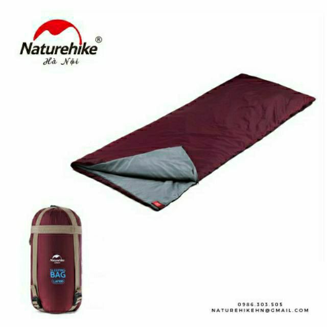 [Freeship Extra Túi ngủ văn phòng, túi ngủ Naturehike Lw180, kén ngủ dã ngoại lw180 siêu ấm, gọn nhẹ NH15S003-D | BigBuy360 - bigbuy360.vn