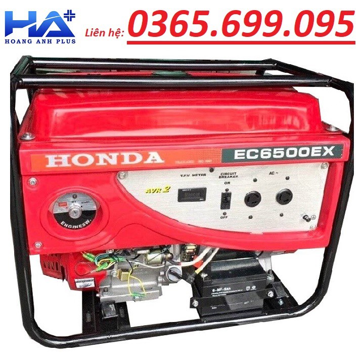 [FREESHIP] Máy Phát Điện Honda Chạy Xăng 5kw EC6500EX Đề