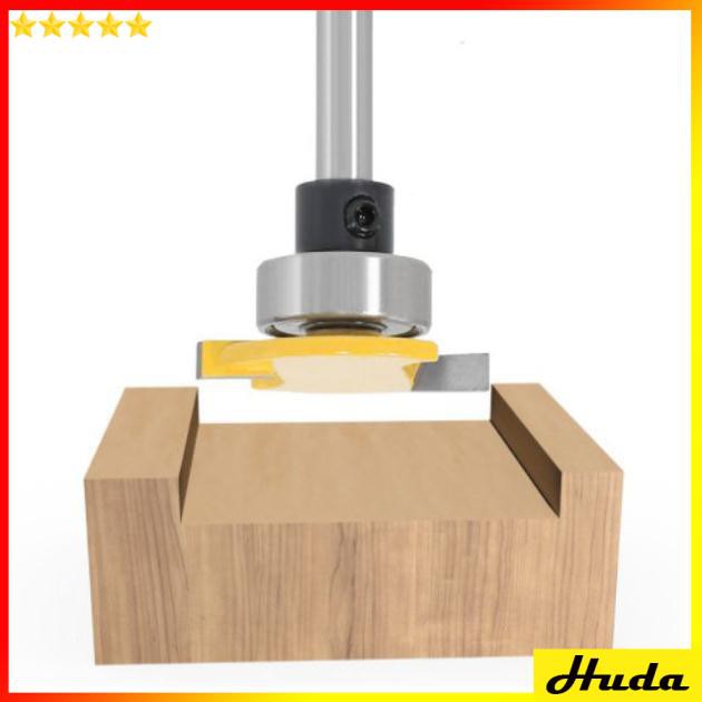 MŨI PHAY GỖ MŨI SOI MÓC RÃNH CHỮ T CÓ BẠC ĐẠN  -  đồ làm mộc