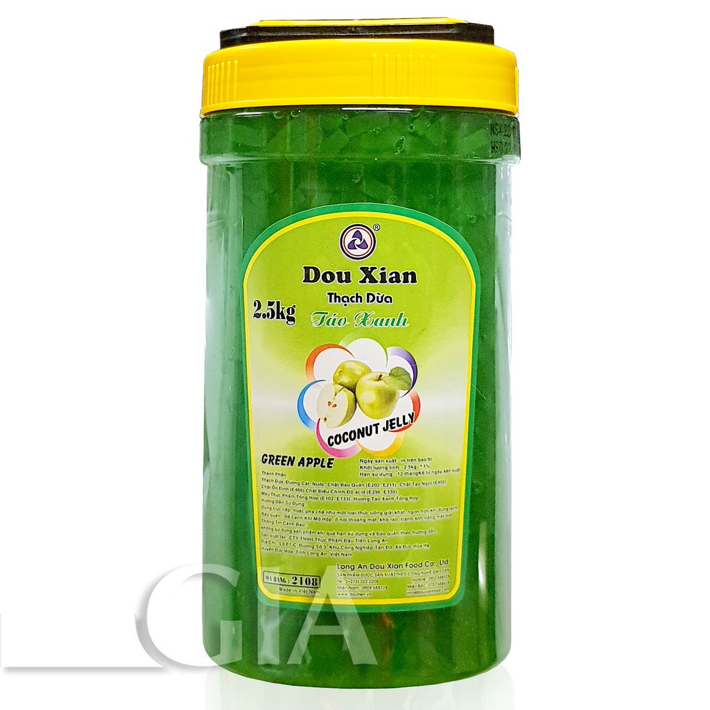 Thạch dừa Douxian đủ hương hộp 2.5kg