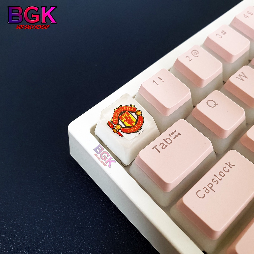 Keycap Artisan nút bàn phím cơ LOGO các CLB Đội Bóng NGoại Hạng OEM Profile Chất Liệu Resin