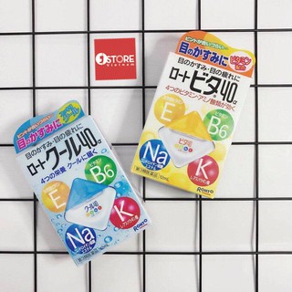 Nước nhỏ mắt Rohto Vita 40 Nhật Bản (màu xanh/màu vàng)