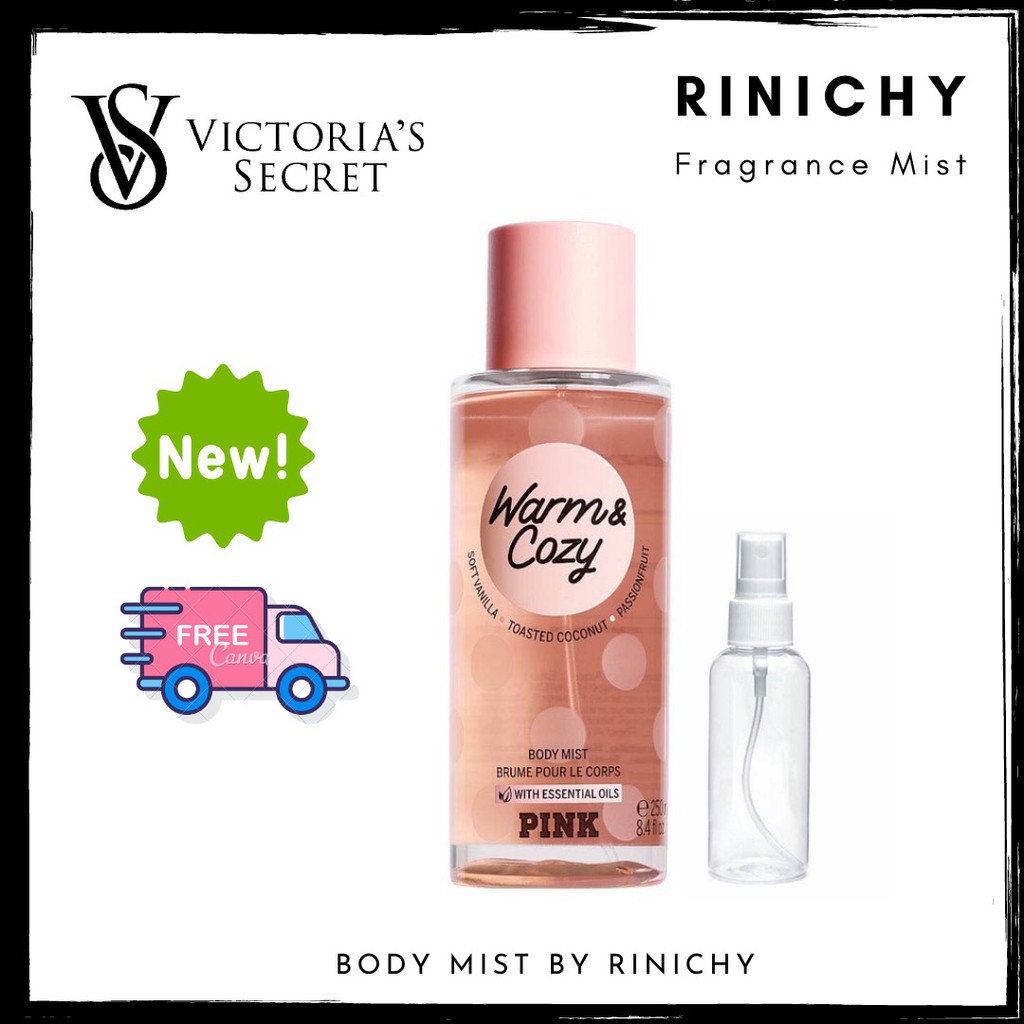 Xịt Thơm Body Mist Victoria's Secret Warm & Cozy
