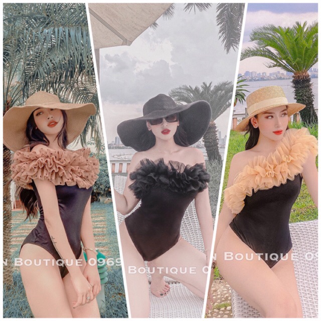 BODYSUIT REN BÈO TRỄ VAI SIÊU XINH