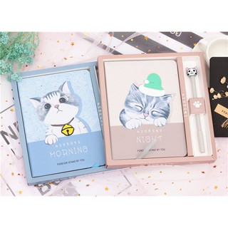 sổ tay mèo cute ( combo bút + sổ tay mèo)