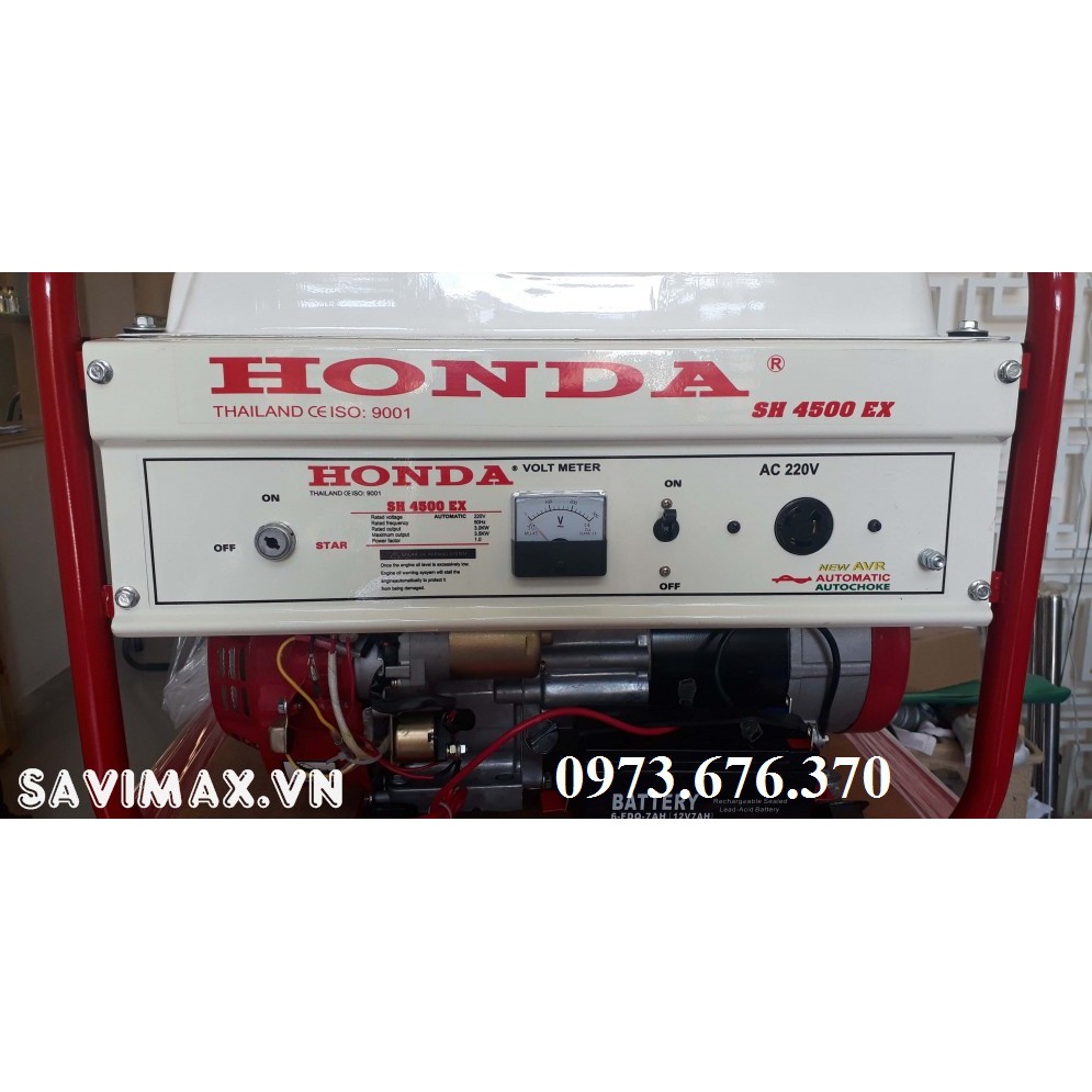 Máy phát điện Honda Thái Lan SH4500EX 3,5kw đề nổ ( hàng Thái Lan chính hãng )