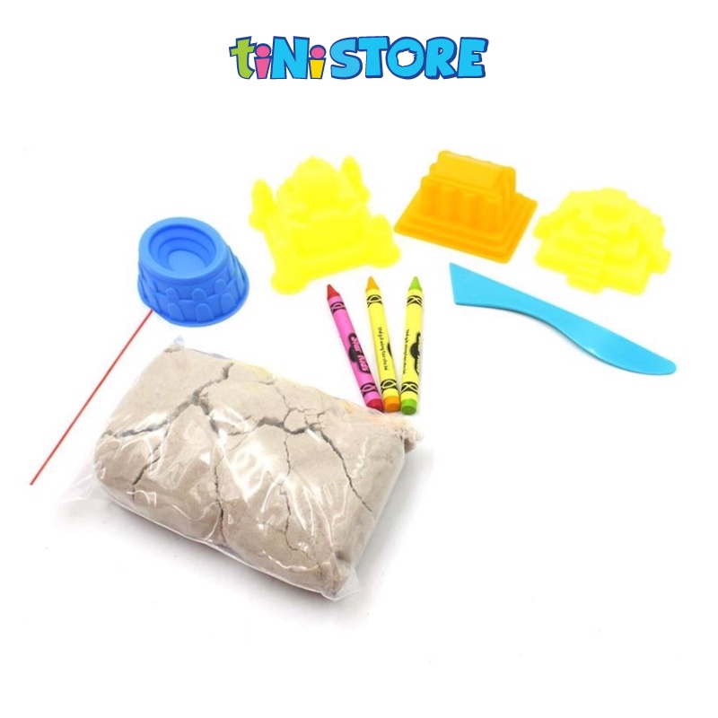 Đồ chơi trẻ em tiNiToy Cát động lực và tô màu Kỳ Quan Thế Giới Star Kids K-331