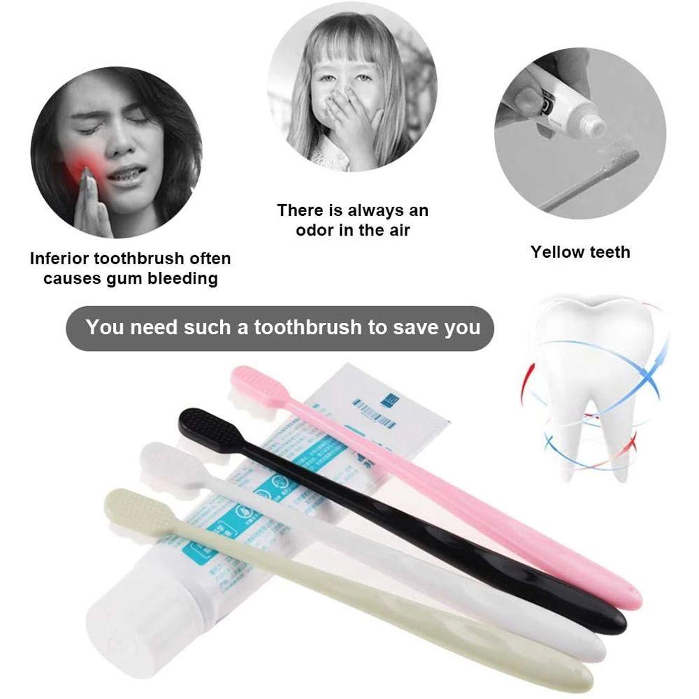 Bàn Chải Đánh Răng Nano Siêu Mịn Hình Sóng Tiện Dụng Cho Phòng Tắm
