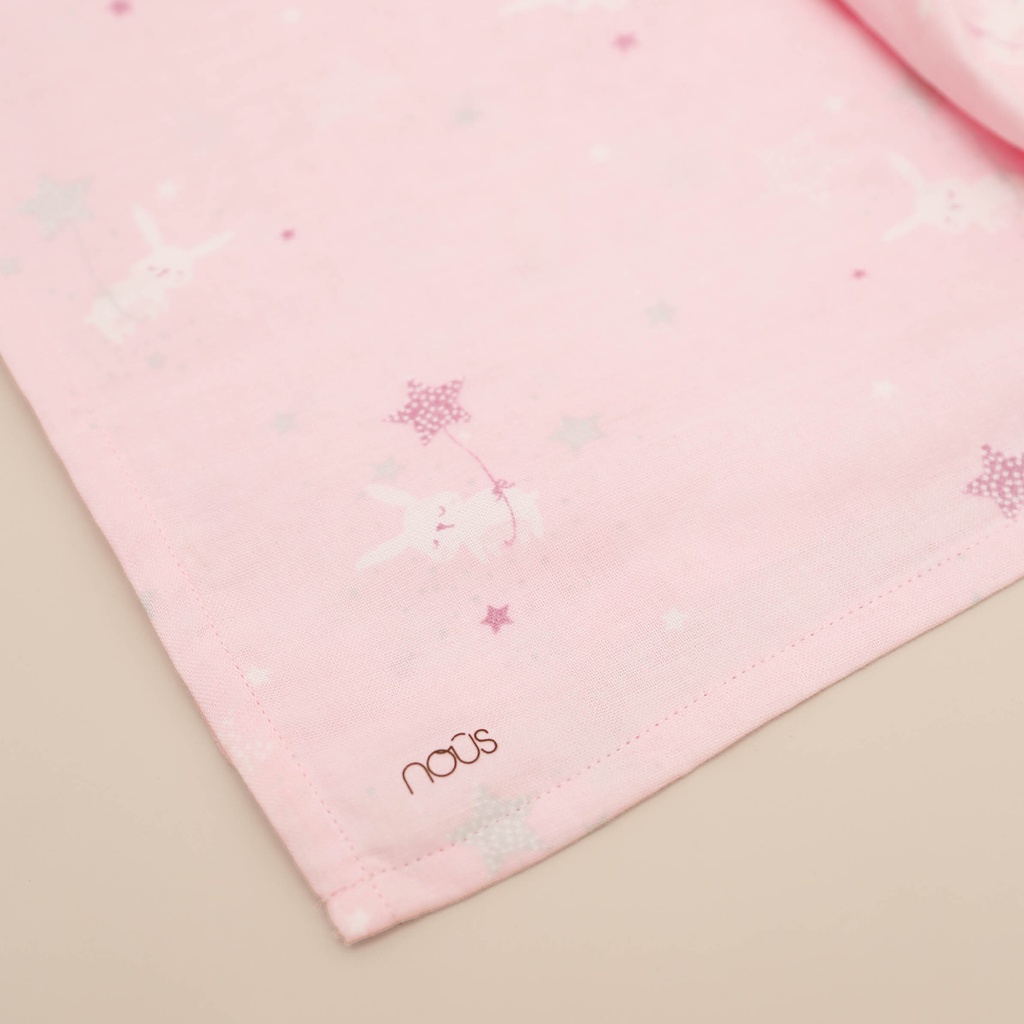Khăn Đa Năng 2 Lớp Cho Bé Nous - Chất Liệu Xô Kích Thước 120x 120cm